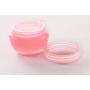 6PCS Cosmetic Sample Empty Refillable Container Plastic Makeup Cosmetic Cream Jar Pot Bottle for Beauty Make Up (Pink) (10g)