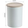 Plastic Multigrain Nut Seasoning Storage Container Food Sealed Cans Airtight Storage Jars Nuts Tank Kitchen Organizer Tools Condiment bottles (Color : W2)