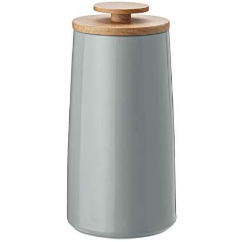 Stelton Emma Tea Canister Storage Jar, Grey by Holmback & Nordentoft