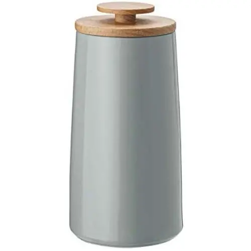 Stelton Emma Tea Canister Storage Jar, Grey by Holmback & Nordentoft