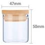 12PCS/Lot Food Storage Glass Jar No Lead Kitchen Storage Bottles Sealed Cans With Cover Large Capacity Candy Glass Jars Tea Box 155ML