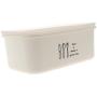 Airtight Seal Tea Tin Canister Coffee Can Jar Kitchen Storage Food Container - Rectangle L