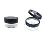 1PCS 20ml Black Empty Portable Plasitc Powder Puff Container Make-up Loose Powder Jar Pot With Soft Sponge Puff and Sifter For Makeup Powder Body Butter Glosses Contain