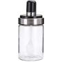 Seasoning Bottle goalBY Kitchen Supplies Glass Salt Storage Box Spice Jar with Spoon