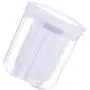 UPKOCH Plastic Canister with Lid Airtight Food Storage Flour Sugar Crisper Grains Containers Partition Can Sealing Bottle