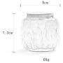 High Ceramic Marble Grain Tea Box Home Storage Box Exquisite Teaware Sets Concise Sealed Tea Canddies Home Table Decor (Ermine)