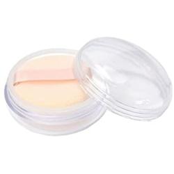 lasenersm 2Pcs Make-up Loose Powder Box Powder Container, Body Face Facial Makeup Cosmetic Powder Puff Soft Sponge