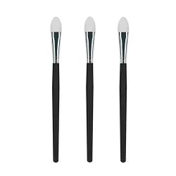 LORMAY 3 Pcs Silicone Eyeshadow Brushes. Professional Eyeshadow Smudge Applicators and Facial Cosmetic Tools