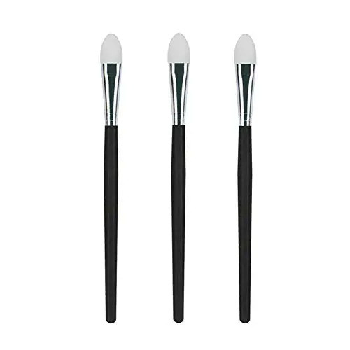 LORMAY 3 Pcs Silicone Eyeshadow Brushes. Professional Eyeshadow Smudge Applicators and Facial Cosmetic Tools LORMAY 3 Pcs Silicone Eyeshadow Brushes. Professional Eyeshadow Smudge Applicators and Facial Cosmetic Tools