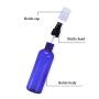 12 Stück Sprayflaschen Füllflaschen Farbverlauf-Flasche Leere Behälter Besprühflasche 30ml Blau für Gesicht