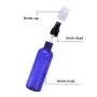 12Pcs Spray Bottle Refill Bottle Shading Subdivision Bottle Empty Container Misting 30ml Blue for Face
