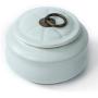 Handmade Porcelain Antique Tea Candies Ceramic Sealed Jar Kung Fu Tea Ceremony Accessories Antique Storage Containers,A