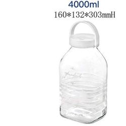 Yl Ly Glass Storage Sealed Cans, Wine Making Tank, Wine, Miscellaneous Grains, Glass Bottles, Enzyme Cans, Kitchen Sealed Cans, 4000Ml