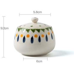 LQQGXLCondiment bottle, jar condiment storage box Spice jar Spice jar Spice storage box Ceramic sugar bowl Condiment jar Sugar bowl