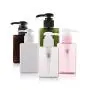3PCS Flacons PET Transparents Remplissables de 100ml avec Pommeau pour Shampoing, Gel Douche, Récipients de Stockage et Doseuses pour Maquillage, Cosmétiques et Produits d'Hygiène Liquides.