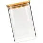 Bocal en verre UPKOCH 750ml avec couvercle en bois étanche pour stockage de nourriture, idéal pour thé, café, épices, sucre, sel. Bocal en verre UPKOCH 750ml avec couvercle en bois étanche pour stockage de nourriture, idéal pour thé, café, épices, sucre, sel.