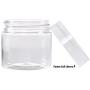 Stalwart 75-STO2000 Clear 2 Ounce Plastic Jar Containers, 2 oz