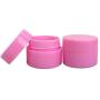 Beauticom 48 Pieces 7G/7ML (0.25oz) PINK Sturdy Thick Double Wall Plastic Container Jar with Foam Lined Lid for Scrubs, Oils, Salves, Creams, Lotions - BPA Free (Quantity: 48 Pieces)