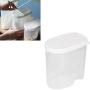 UPKOCH Clear Plastic Airtight Food Storage Container Canister for Snacks Spice Grain Cereals M