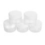 Plastic Pot Jars, Cosmetic Containers with Lids for Lotion, Cream, Makeup, Eye Shadow, Rhinestone, Mini Sample Bottle (5pcs, 15ml)