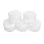 Plastic Pot Jars, Cosmetic Containers with Lids for Lotion, Cream, Makeup, Eye Shadow, Rhinestone, Mini Sample Bottle (5pcs, 15ml)