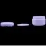 3 Pièces 100g/3.3oz Flacons Plastiques PP Remplissables pour Cosmétiques, Crèmes, Maquillage, Échantillons, Crèmes pour le Visage, Crèmes pour les Yeux, Masques, Contenants, Flacons, Pots, Bouteilles pour Voyage et Usage Domestique (Blanc)