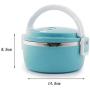 Portable Multi-storey Thermos Stainless Food Flask,Leakproof Vacuum Insulated Food Containers,With Tableware Food Flask (Color : Green, Size : 700ML)