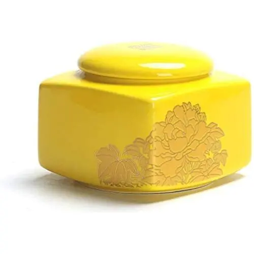 ETERLY Creative Ceramic Tea canisters,Moisture-Proof Tea Caddy Sealed Storage Jars Sugar Bowl for Gifts-B 11x7cm(4x3inch) (Color : C, Size : 11x7cm(4x3inch)) ETERLY Creative Ceramic Tea canisters,Moisture-Proof Tea Caddy Sealed Storage Jars Sugar Bowl for Gifts-B 11x7cm(4x3inch) (Color : C, Size : 11x7cm(4x3inch))