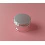 6Pcs 120ml/4oz Clear Empty Refillable Leakproof Cosmetic Jars with Silver Aluminum Lid Facial Body Cream Pots Tins Boxes Cases Containers Dispense Sample Bottle for Cosmetic Cream Lotion Storage