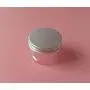 6Pcs 120ml/4oz Clear Empty Refillable Leakproof Cosmetic Jars with Silver Aluminum Lid Facial Body Cream Pots Tins Boxes Cases Containers Dispense Sample Bottle for Cosmetic Cream Lotion Storage