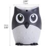 Toothpick Holder Container, MOMU,Wheat Straw Household Table Toothpick Storage(Gray)