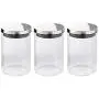 Ensemble de bocaux de rangement métal Cook Pro, taille moyenne, 3 pièces. Ensemble de bocaux de rangement métal Cook Pro, taille moyenne, 3 pièces.