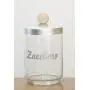 Italo Ottinetti Glasbehälter Matt Aluminium Deckel Holzaknob 1 Liter, Metallic, eine Größe