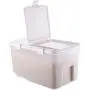 Food Storage Containers Plastic with Lids Airtight Bpa Free Large, Cereal Storage Containers Dispenser Cookie Jar for Kitchen Pantry Organization Canister Candy Bulk, 10L Food Storage Containers Plastic with Lids Airtight Bpa Free Large, Cereal Storage Containers Dispenser Cookie Jar for Kitchen Pantry Organization Canister Candy Bulk, 10L