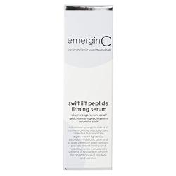 emerginC Swift Lift Peptide Firming Serum - Intensive Age Fighting Serum with Hyaluronic Acid + Plant Extracts (1 Ounce, 30 Milliliters)