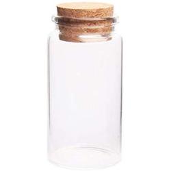 4790Mm 100Ml Glass Bottle Wishing Bottle Empty Sample Storage Jar With Cork Stopper Drop Ship Transparent