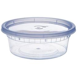 [TashiBox] 8 oz food storage deli containers with lids - 40 sets