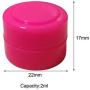 Gentcy Silicone 2ml 300pcs Containers Silicone Storage Jar Seals Oil Wax Concentrate 13color