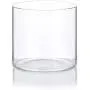 10 oz Premium Borosilicate Clear Glass Jars with Bamboo Silicone Sealed Lid (1 Pack) + Labels