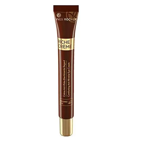 Yves Rocher FRANCE Riche Creme Wrinkle Smoothing Eye Creme with 30 Precious Oils, 0.5 fl oz jar (+50 years). Yves Rocher FRANCE Riche Creme Wrinkle Smoothing Eye Creme with 30 Precious Oils, 0.5 fl oz jar (+50 years).