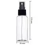 ''Travel Bottles, 30ml Empty Transparent Atomiser for Home Fine Mist Cosmetic Spray Bottles Set, 4Pack Black'' ''Travel Bottles, 30ml Empty Transparent Atomiser for Home Fine Mist Cosmetic Spray Bottles Set, 4Pack Black''