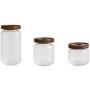 Sealed Canister Glass Jar Home Kitchen Coffee Sugar Tea Storage Bottles Jars Kitchen Accessories Glasses Sugar Cans With Lid,M