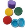 Dab Containers Silicone (50 pcs) Wax Jars 5ml Non Stick Silicone Storage Containers (Premium)
