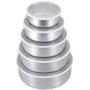 Zerone Food Freshness Seal Bowl Stainless Steel Storage Preservation Box 5 Units