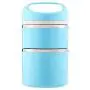 Lcxliga Stainless Steel Lunch Box, Leak Proof Stackable Bento Lunch Box For Adults Large Capacity Food Storage
