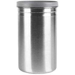 Food Storage Containers Set of 2,Stainless Steel Kitchen Coffee Canister Jars with Airtight Lids,Pantry Organization and Storage for Tea Snacks Sugar (Color : Single)