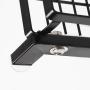 Spice Rack Organizer, 3 Tier Metal Kitchen Cabinet, Seasoning Hanging Shelf Rack for Pantry Herb Jar Bottle Cans Holder Shelf Storage, Bathroom Shelf-Space Saving Over, Black