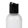 SHANY Frosted Plastic PET Cosmo Bullet Squeeze Bottle/Flip Cap Lid - Portable Liquid Container in Travel Size Bottle - BPA-Free - 2oz