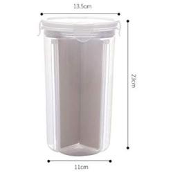 Mini Spice Jars Sealed cans, home kitchen, grain storage tank, four-part storage, sealed cans