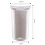 Mini Spice Jars Sealed cans, home kitchen, grain storage tank, four-part storage, sealed cans